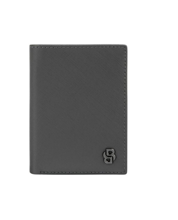 Porta-cartões Saffiano Grey Hugo Boss