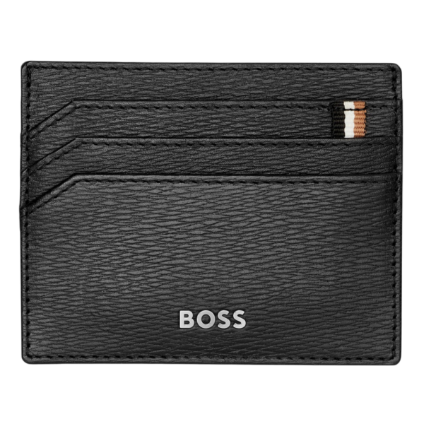 Porta Cartões Pele Iconic Black  Hugo Boss