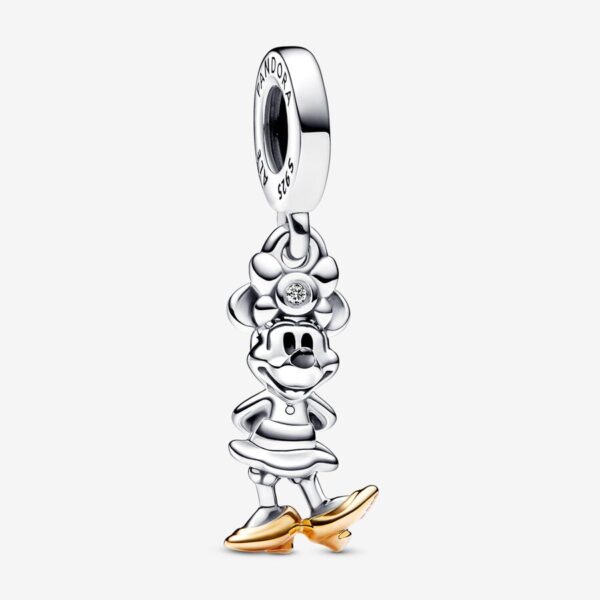 Conta Minnie Ouro Diamante Pandora