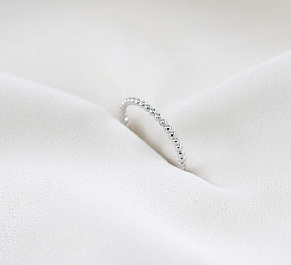 Anel Bolinhas Ouro 9Kt