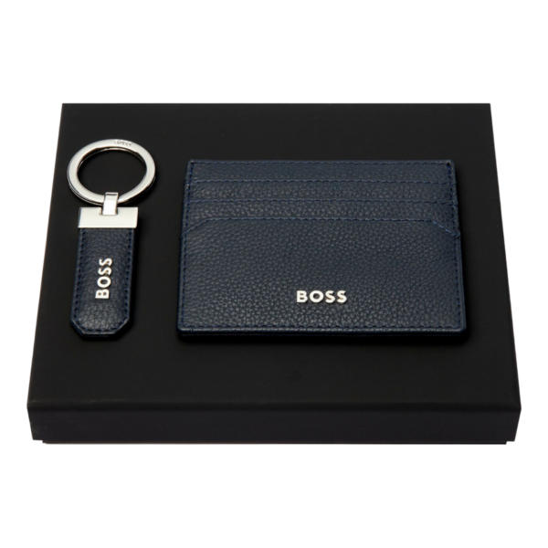 Conjunto Carteira + Porta-Chaves Boss