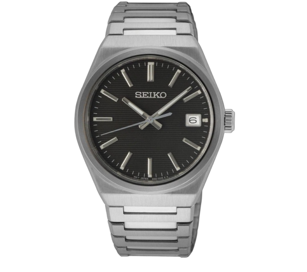 Relógio Seiko SUR557P1 Slim Fundo Preto