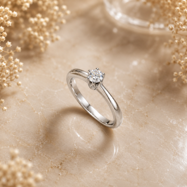 Anel Diamantes Ouro 19,2kt