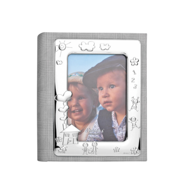 Álbum Bebé PVD Prateado