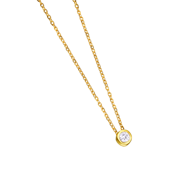 Colar Diamante Ouro 18kt Lecarré