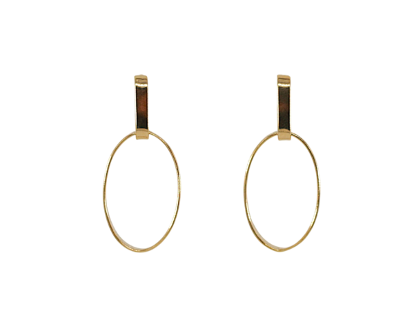 Brincos Argolas Prata Eugénio Campos