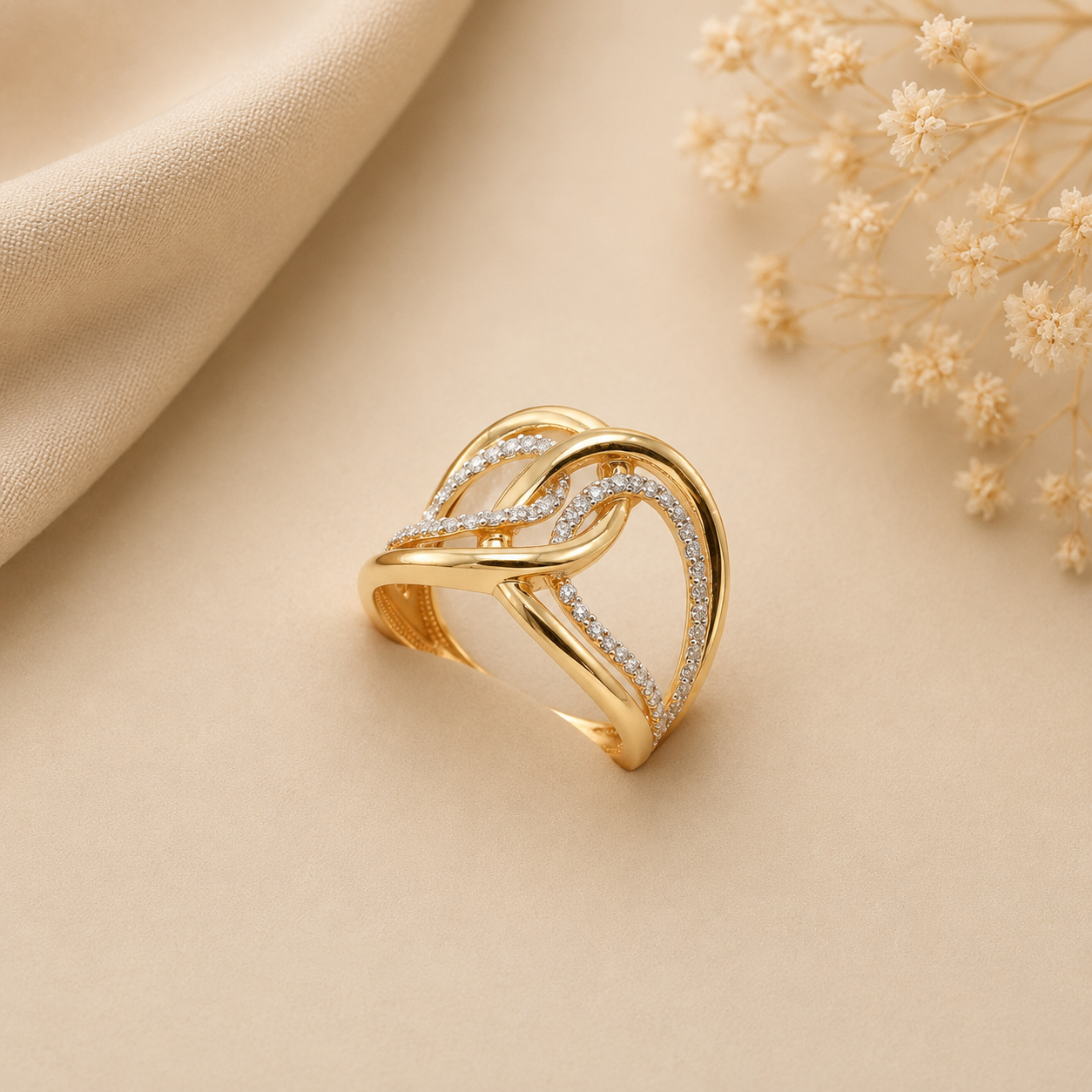 Anel Aros Ouro 19,2Kt 1