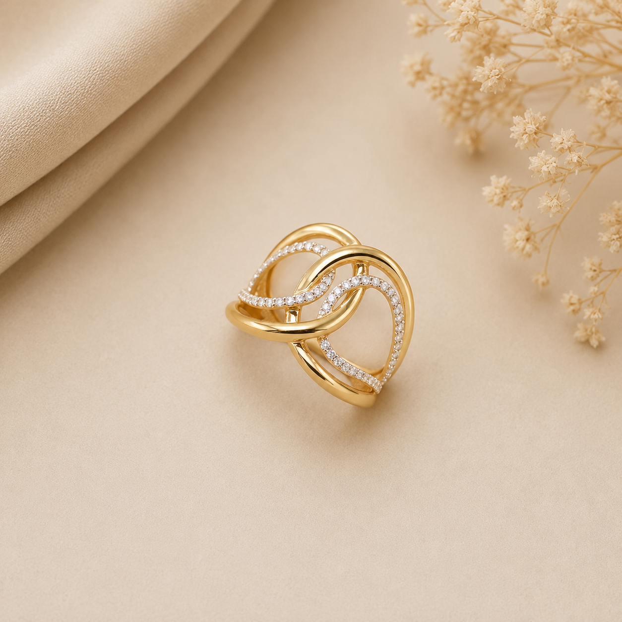 Anel Aros Ouro 19,2Kt