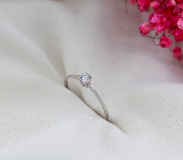 Anel Solitário Ouro 19,2Kt