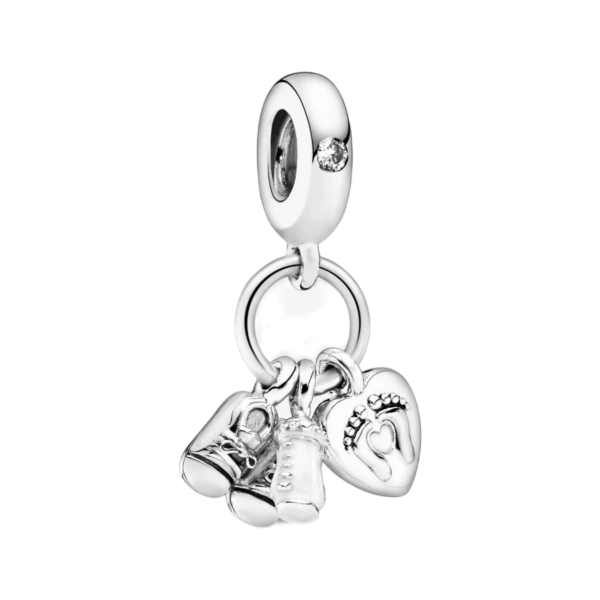 Pandora Baby Bottle and Shoes Charm