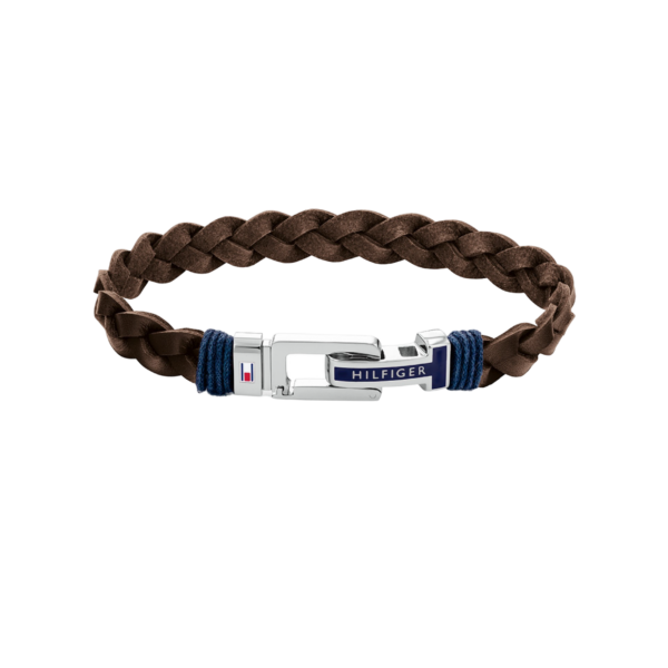 Pulseira Trançada Castanha Tommy Hilfiger