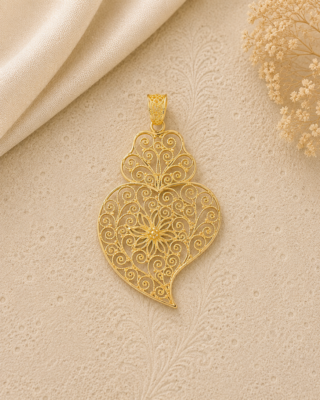 Coração Viana Ouro 19.2Kt