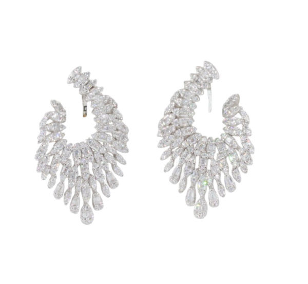 Silver Zirconia Earrings