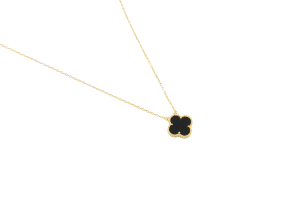 Golden Silver Flower Necklace