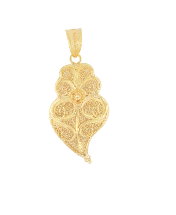 Viana Filigree Heart 19.2Kt Gold