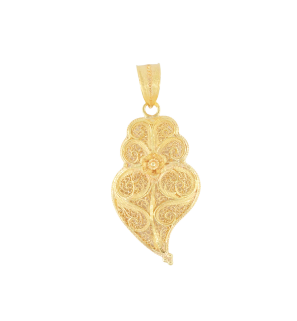 Viana Filigree Heart 19.2Kt Gold