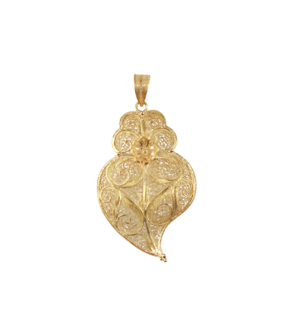 Coração Viana Filigrana Ouro 19.2Kt