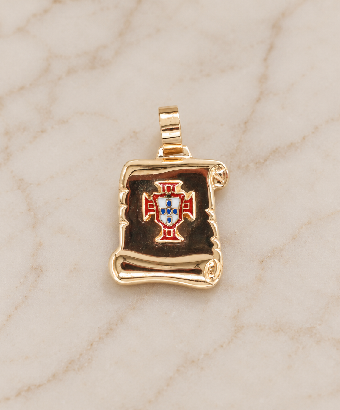 Medalha pregaminho ouro