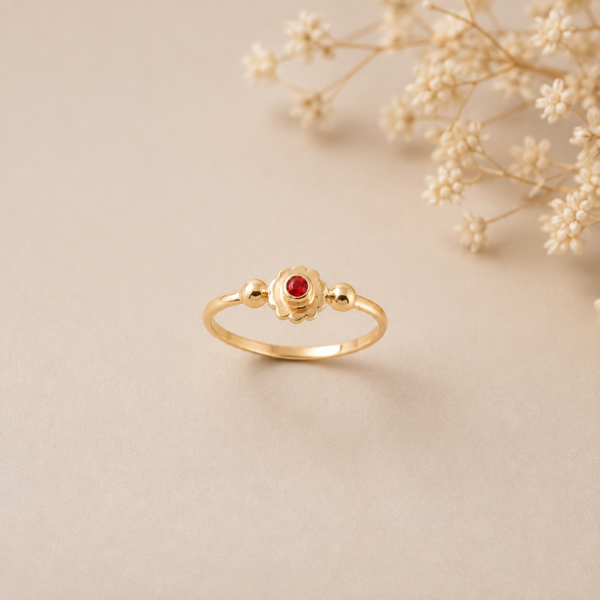Anel Zircónia Ouro 19,2Kt