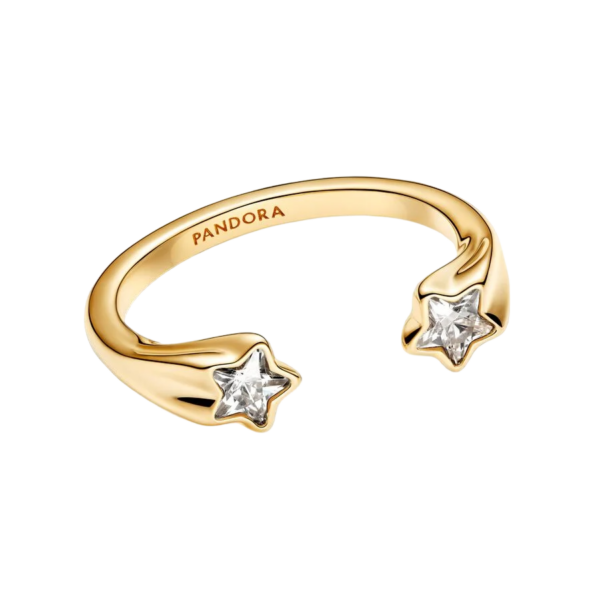 Pandora Shooting Stars Open Ring