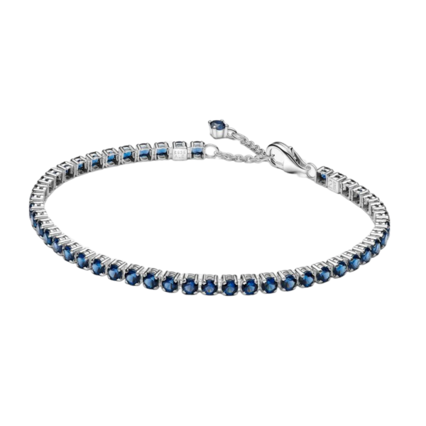 Shimmering Blue Pandora Tennis Bracelet