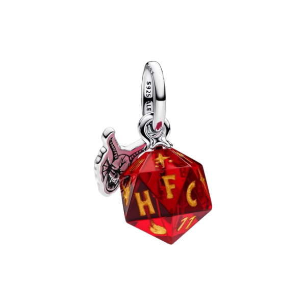 Stranger Things Dice Charm Silver Pandora