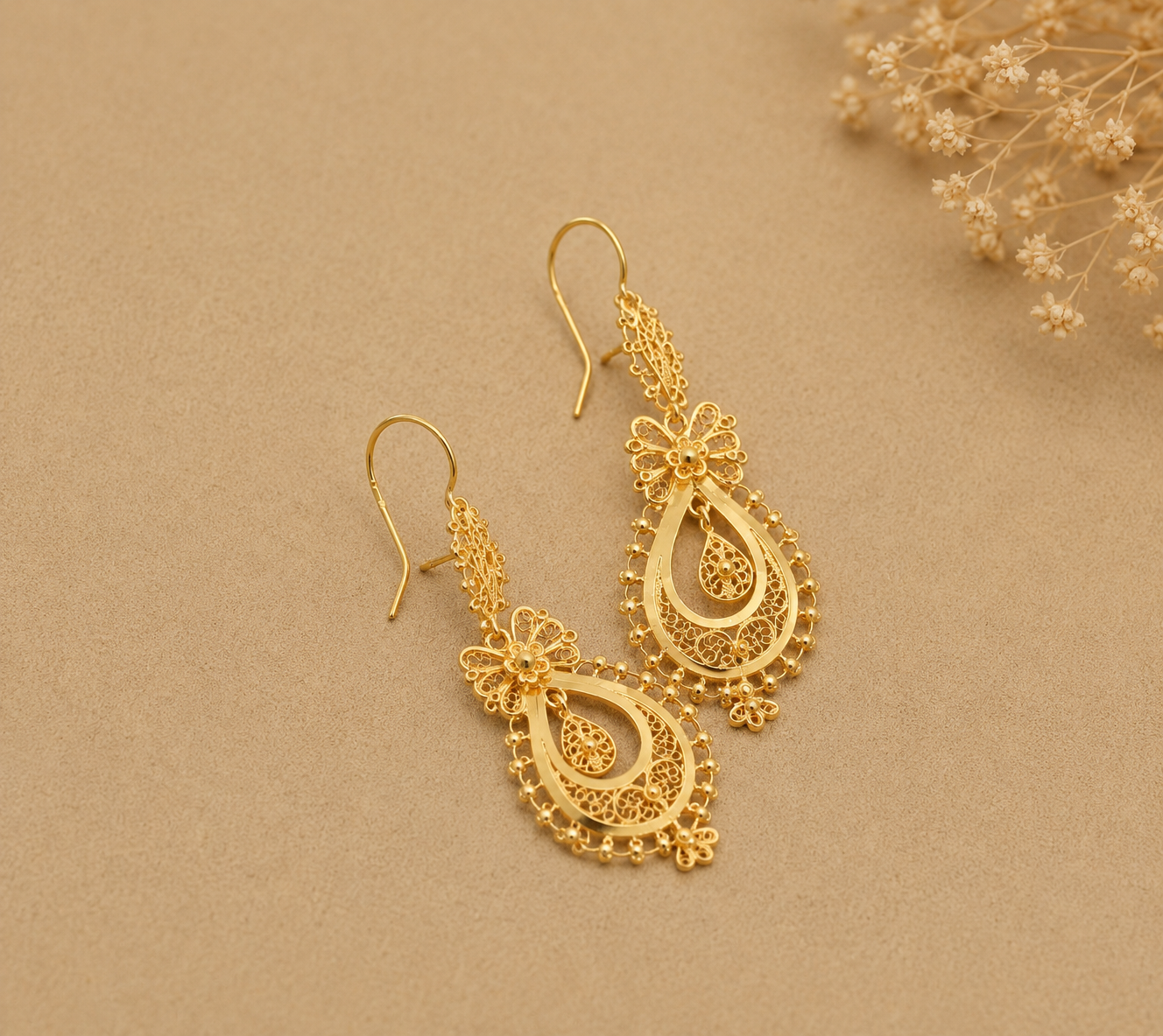 Brincos Laço Ouro 19.2kt