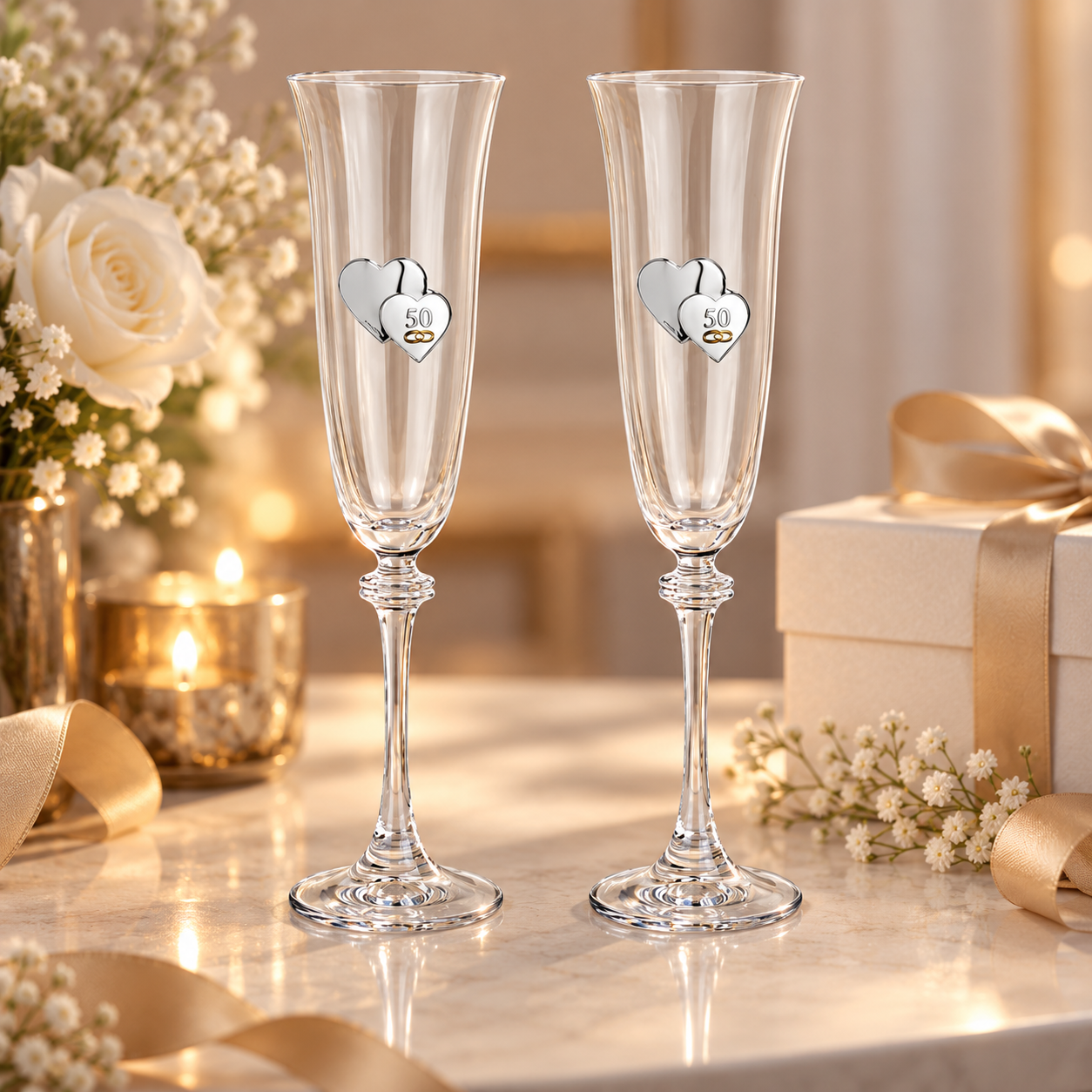 Flutes 50 anos casamento
