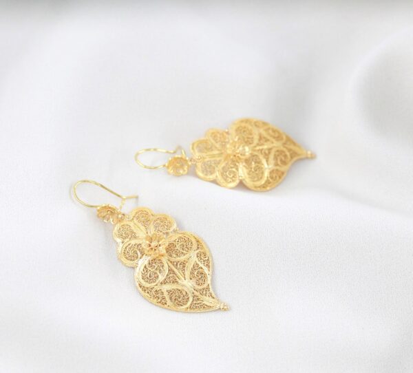 Heart of Viana Earrings Gold 19.2Kt