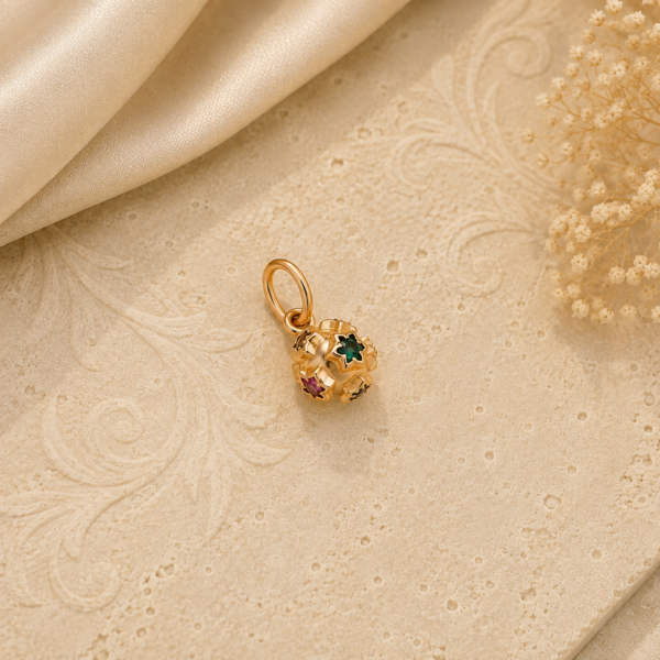 Gold Zirconia Mine Medal 19.2Kt