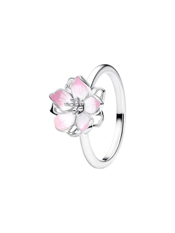 Anel Flor de Cerejeira Prata Pandora