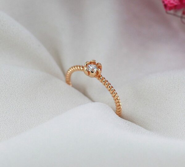 Anel Solitário Ouro 19.2kt