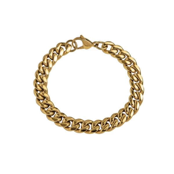 Pulseira Aço Chain Golden Hassu