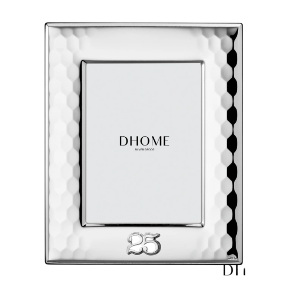 Moldura 25 Anos PVD Prateado