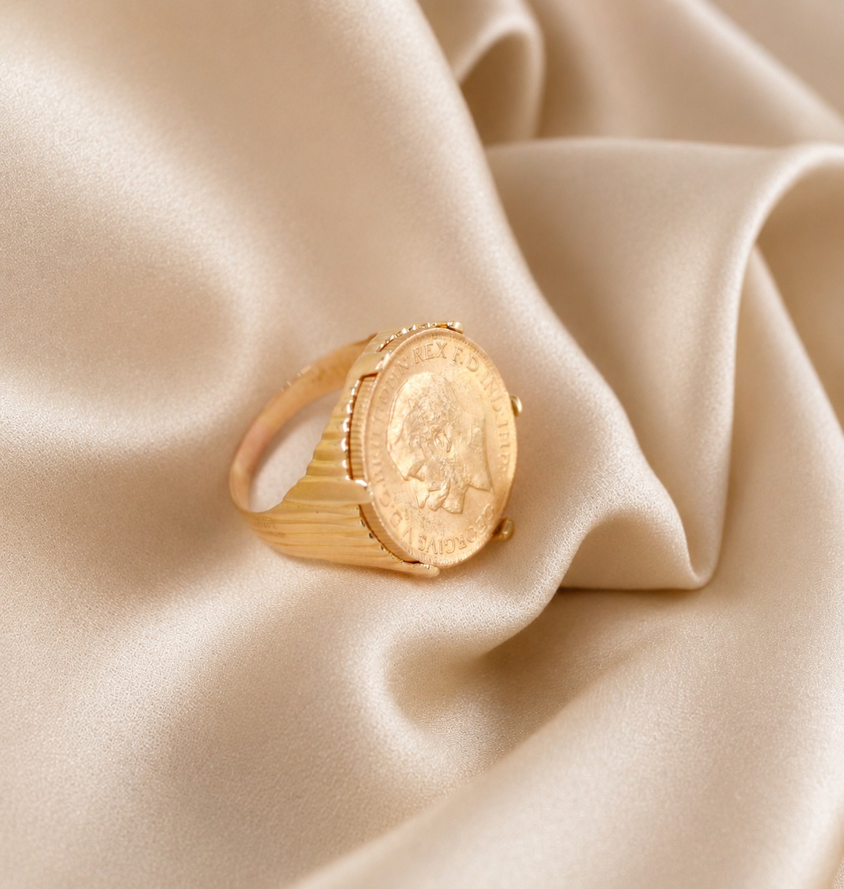 Anel Libra Ouro 19,2Kt