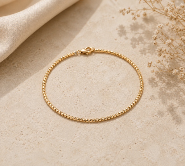 Escrava Bolinhas Ouro 19,2Kt