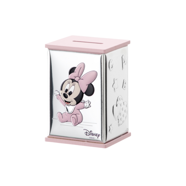 Mealheiro Minnie Pvd Prateado