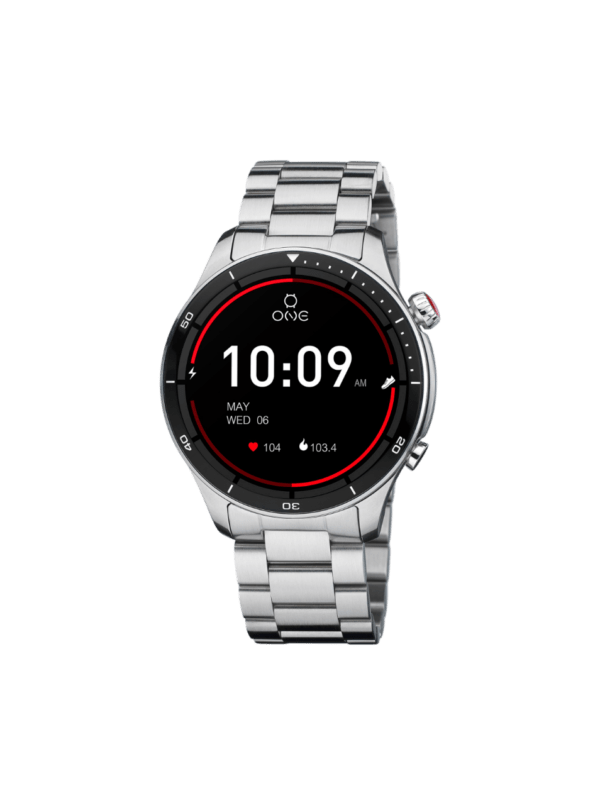 Smartwatch Men Alphacall Silver Links One