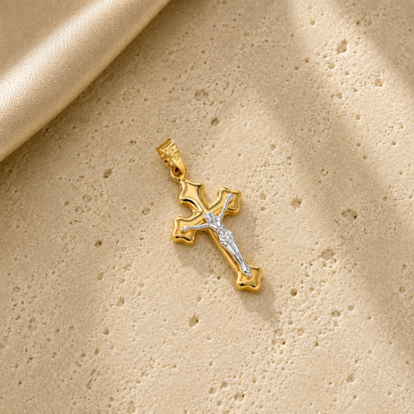 Cruz Ouro Bicolor 19,2Kt