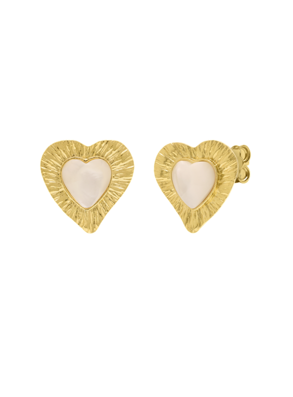 Brincos Love Heart Prata Eugénio Campos