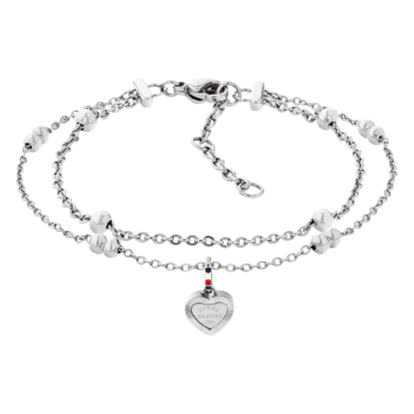 Pulseira Dupla Aço Tommy Hilfiger