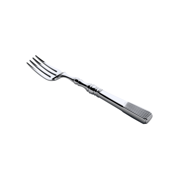 Garfo Peixe Caninhas Prata Topázio