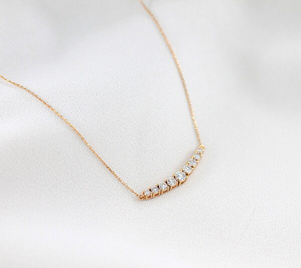 Colar Diamantes Ouro 19,2Kt