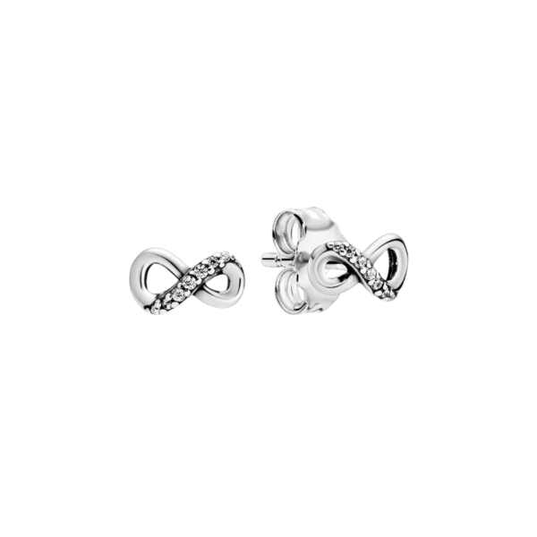 Brincos Sparkling Infinity Prata Pandora