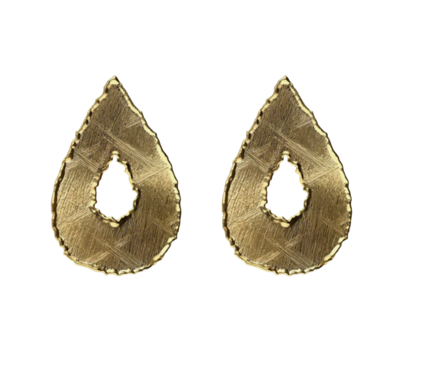 Brincos Lagrima Prata Victória Cruz