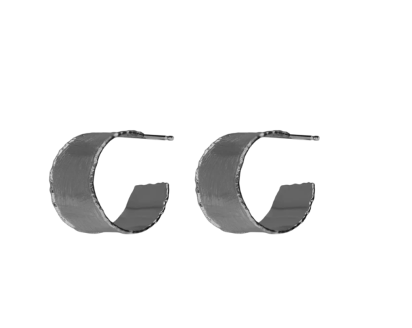 Brincos Argola Larga Prata Victória Cruz