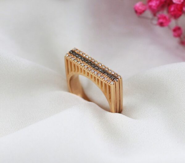 Anel Diamantes Ouro 19,2Kt