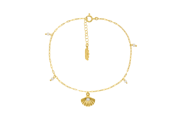 Pulseira de Pé Seashell Eugénio Campos