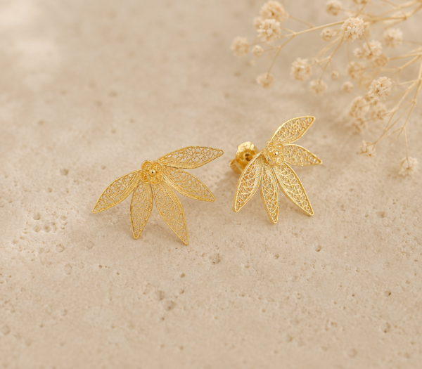 Brincos Filigrana Ouro 19,2Kt