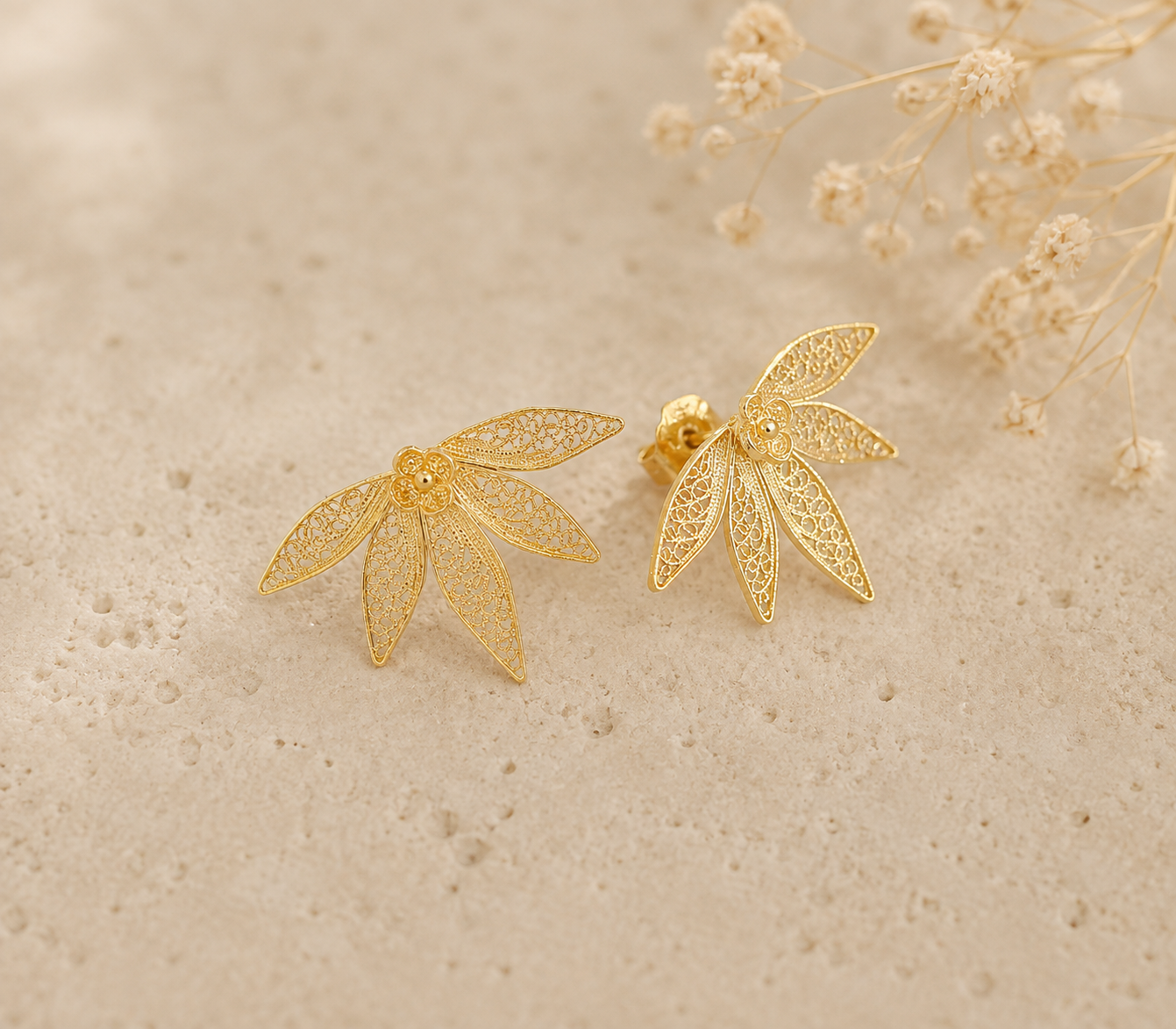 Brincos Filigrana Ouro 19,2Kt